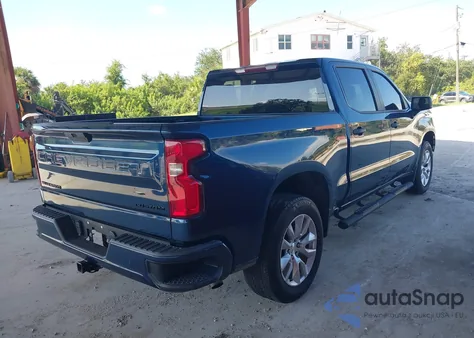 2021 Chevrolet Silverado 1500 2Wd Short Bed Custom из США, поврежденный, VIN 3GCPWBEK8MG287544